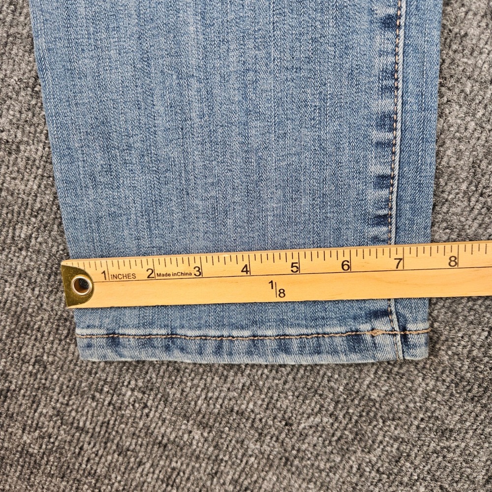 Lee Flex Motion Straight Leg Mid Rise Jeans Womens 14 LONG Ultra Lux Comfort NEW - Picture 8 of 12